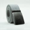 Wide Military Canvas Belt with Distressed Buckle