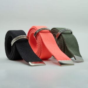 D Ring Webbing Canvas Belt