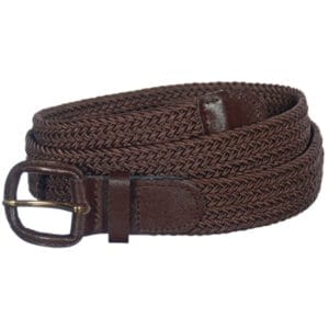 BraidedElasticStretchBelt_bn Braided Elastic Stretch Belt | Brown