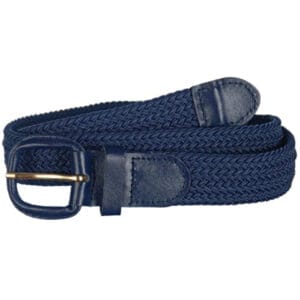 Braided Elastic Stretch Belt | Navy