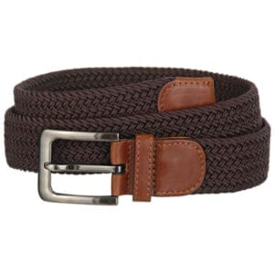 Premium Wide Stretch Bungee Golf Belt | Brown