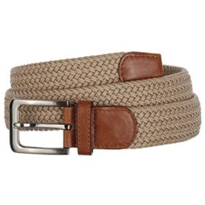 Premium Wide Stretch Bungee Golf Belt | Sand